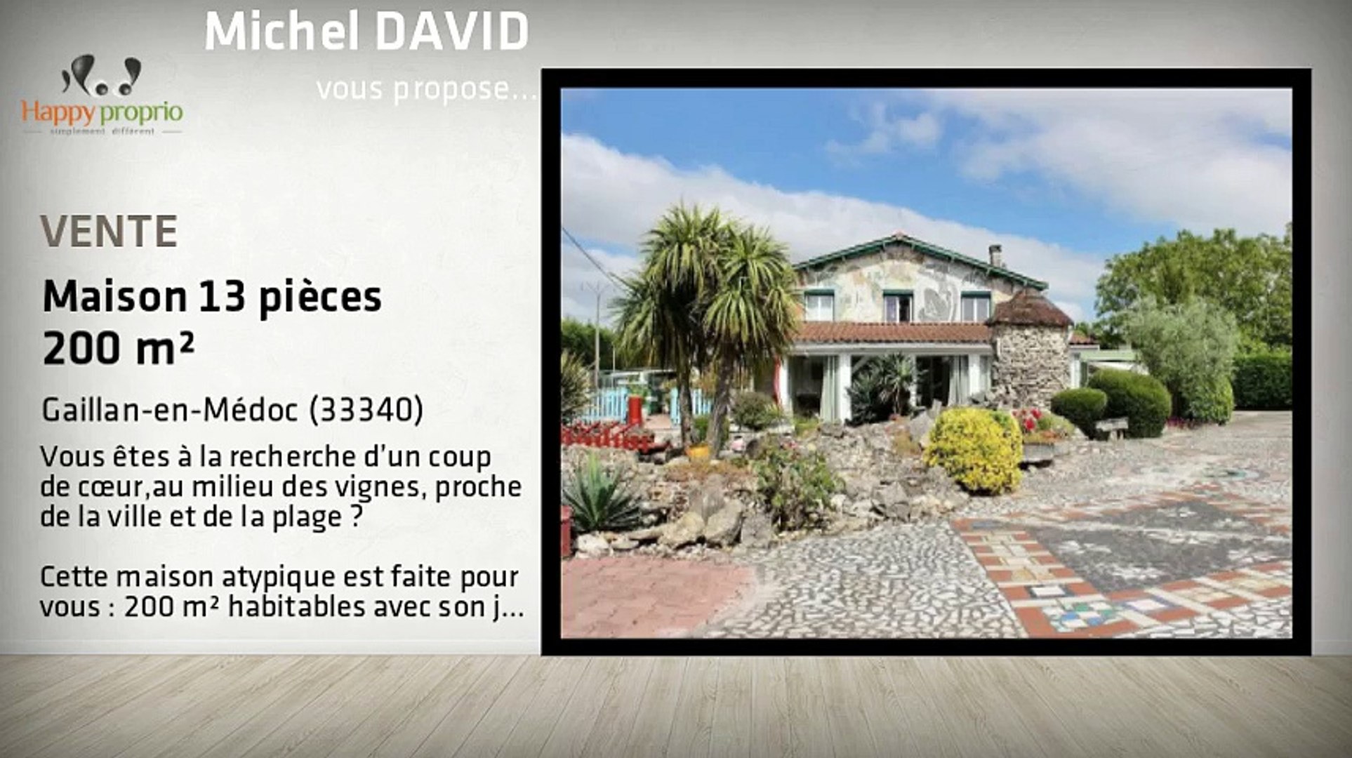 Vente Maison Gaillan En Médoc 33340 200m²