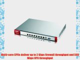 ZyXEL High Performance 2GbE SPI/500Mbps VPN Firewall with 200 IPSec and 50 SSL VPN 8 GbE Ports