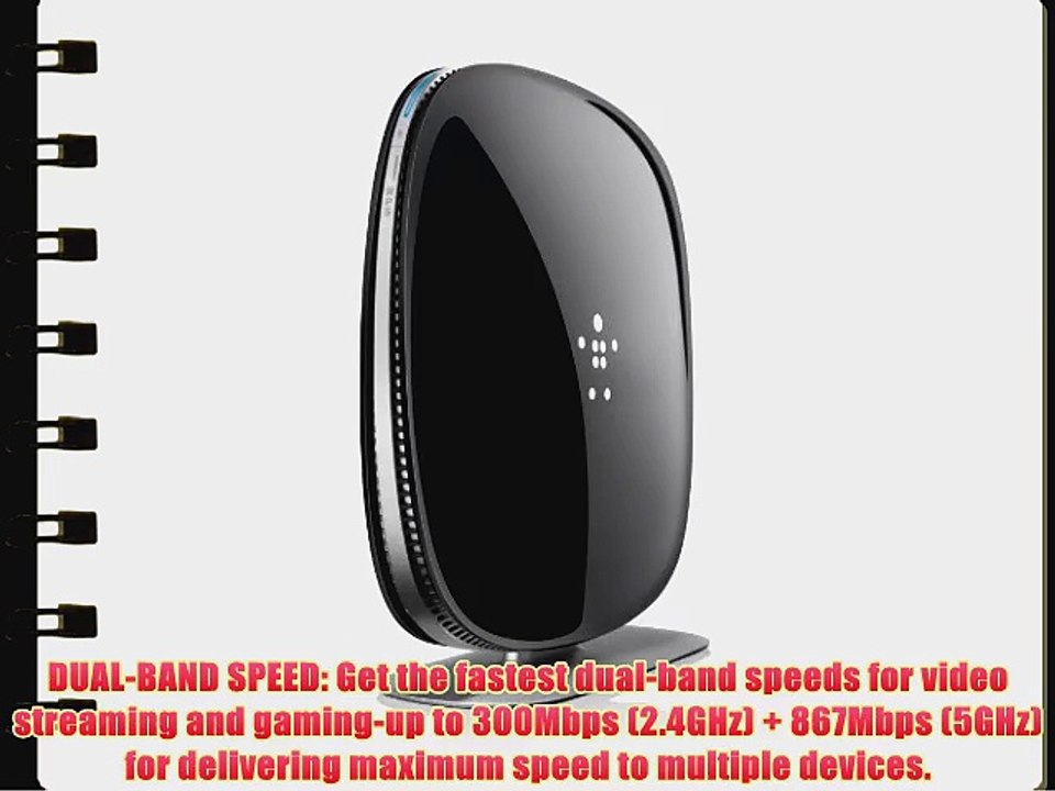 Belkin AC1200 Dual Band Wireless AC Router   Fast Ethernet (Latest Generation)