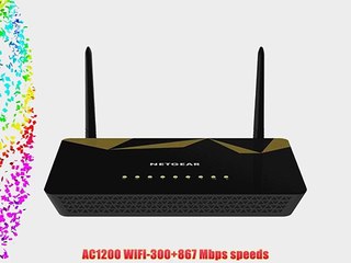 Netgear AC1200 Smart Wi-Fi Router with External Antennas (R6220-100NAS)