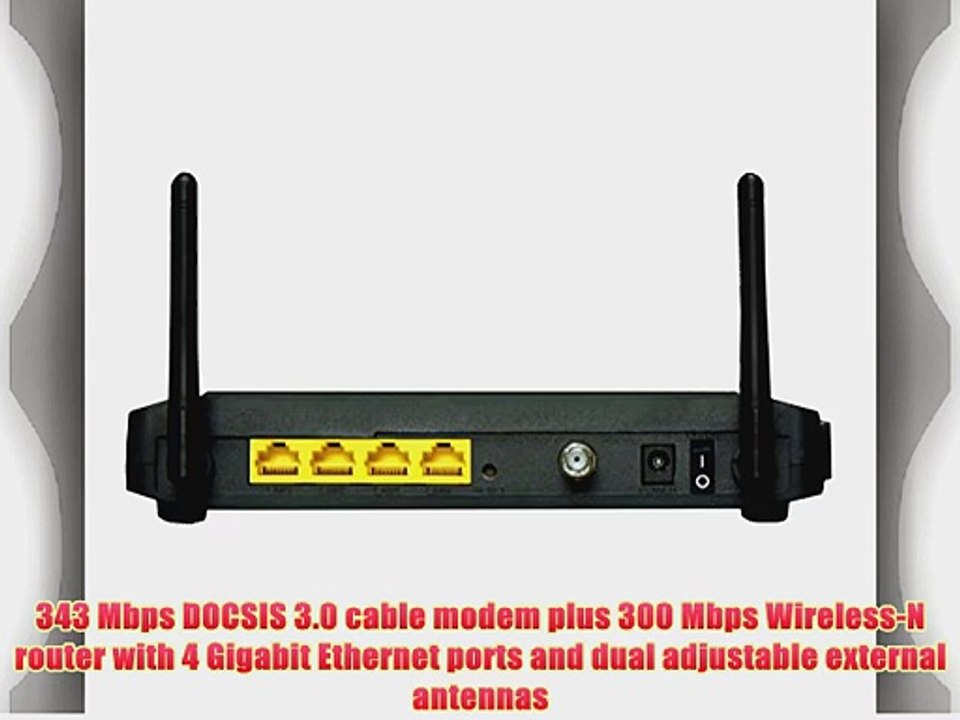 ZOOM DOCSIS 3.0 Cable Modem and Wireless-N Router (5352-00-00)