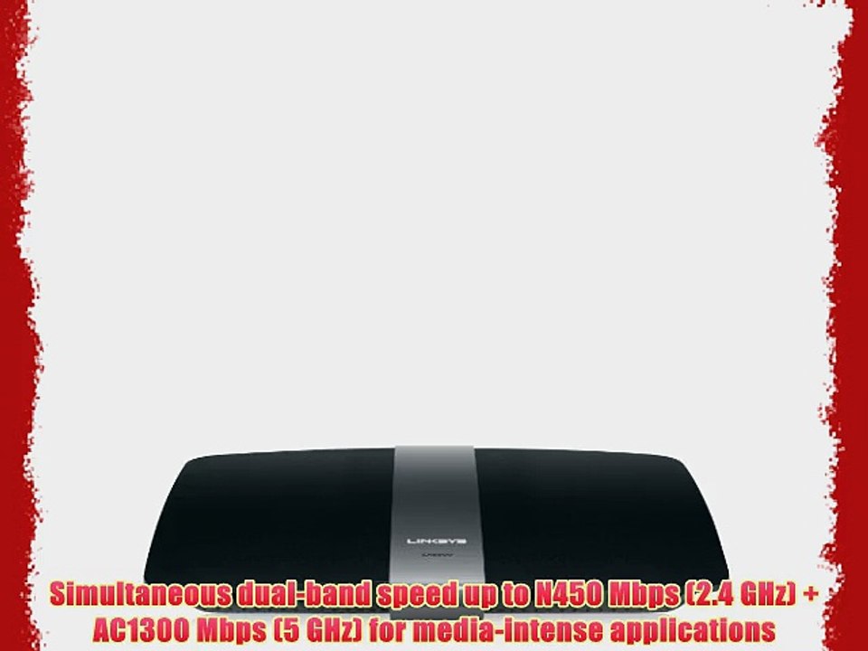 Linksys AC1750 Wi-Fi Wireless Dual-Band  Router with Gigabit Smart Wi-Fi App Enabled to Control