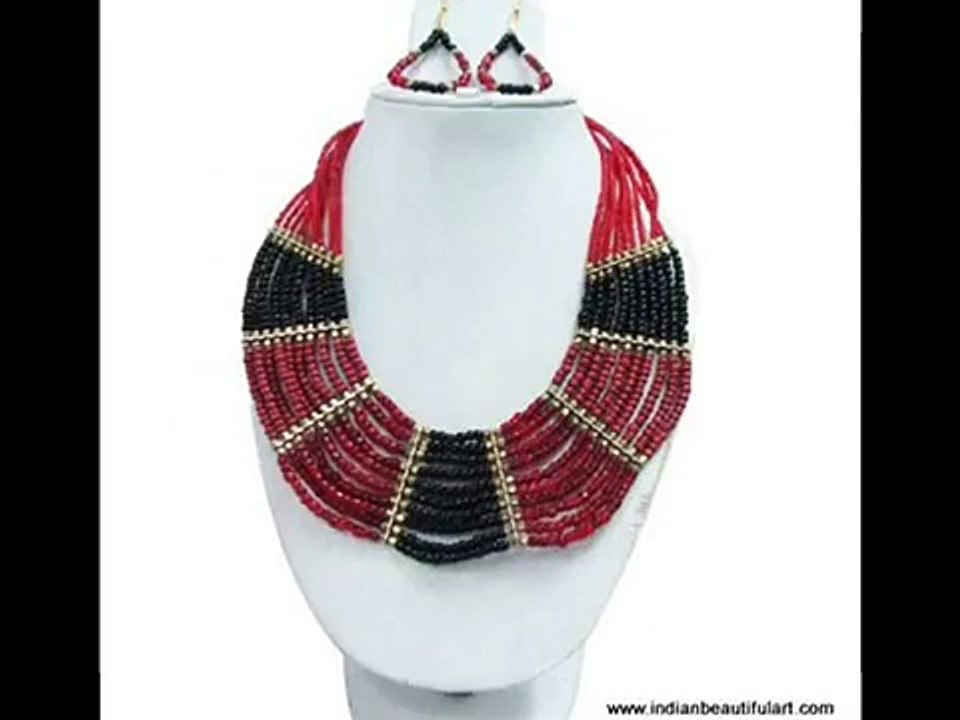 Stylish Beaded Women's Necklace Sets | IndianBeautifulArt