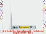 UPVEL UR-344AN4G  Wireless 150Mbps Router with integrated ADSL2/2  Modem USB Port for Storage