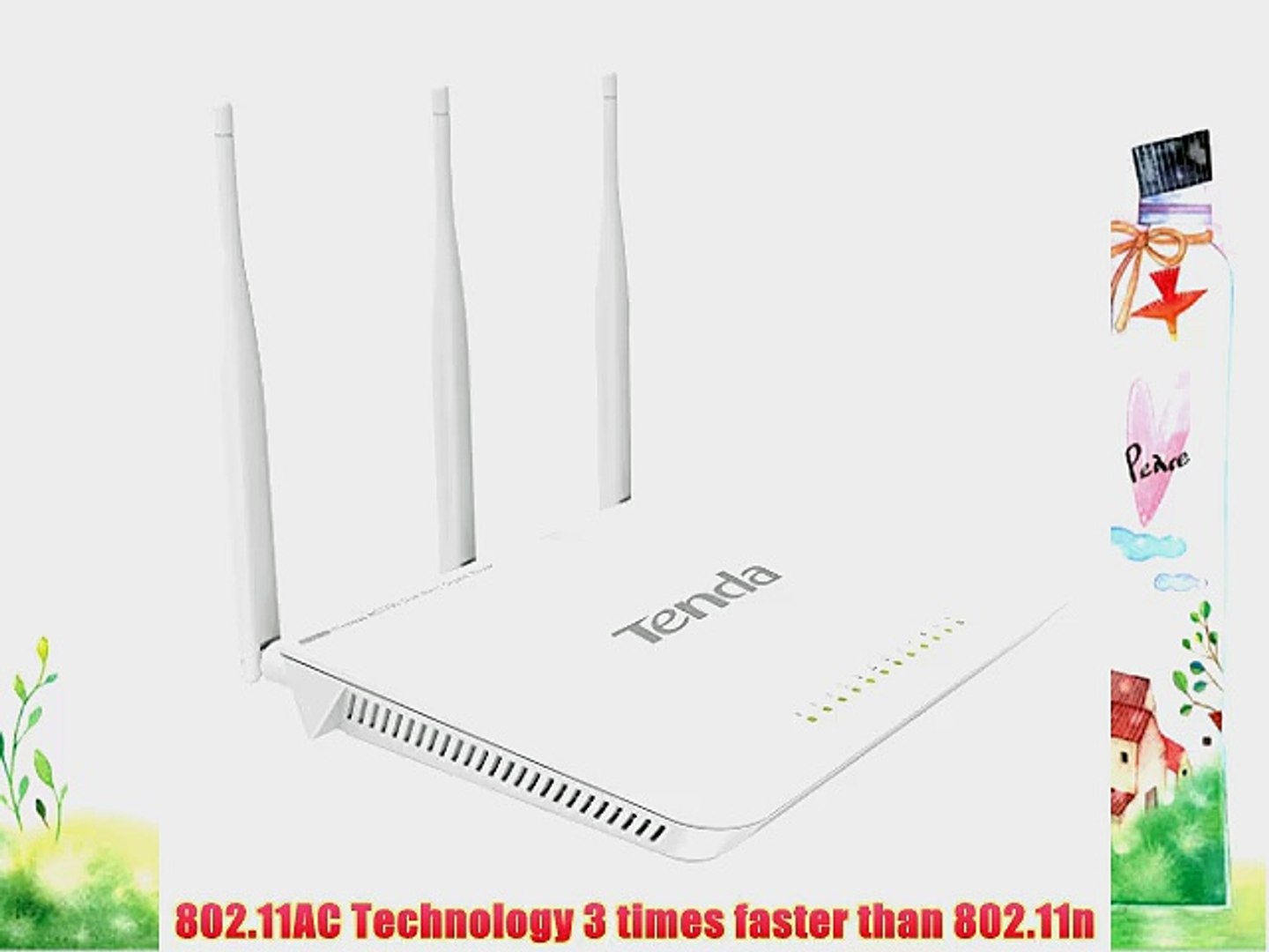 Tenda W1801R Wireless AC1750 Dual-band Gigabit Router 2.4Ghz 450Mbps/5.0Ghz  1300Mbps - video Dailymotion