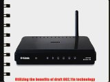 D-Link Wireless 150 Router 4-Port 10/100 Switch Draft 802.11n-based Technology 150Mbps (Black)