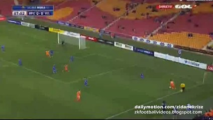 Luciano Vietto Great Chance - Brisbane Roar vs Villarreal 03.06.2015