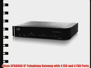 Cisco SPA8800 IP Telephony Gateway with 4 FXS and 4 FXO Ports