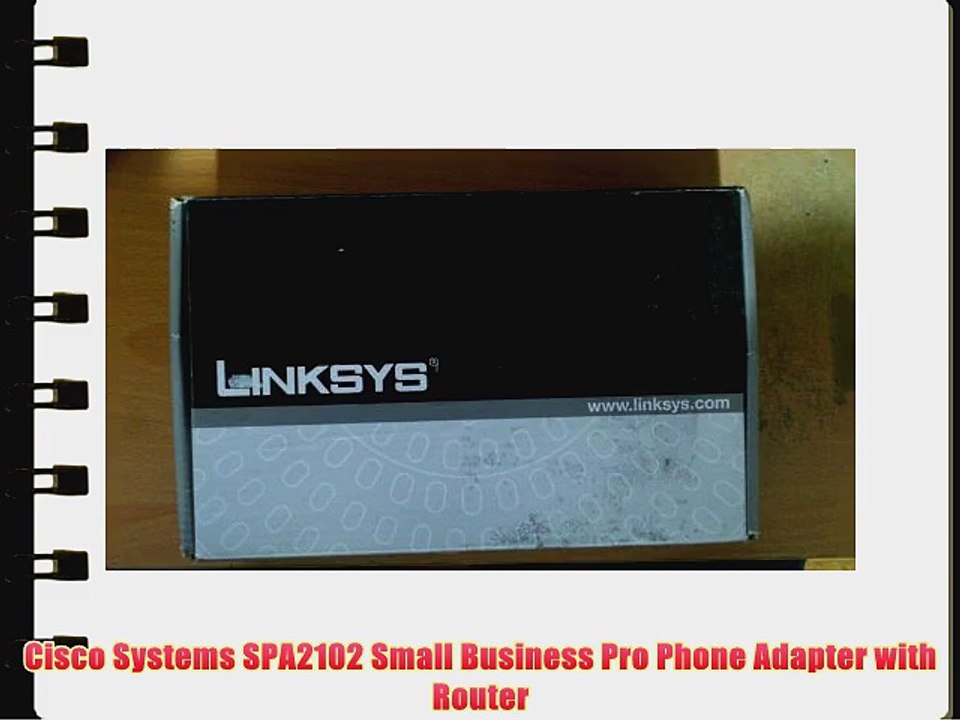 Cisco Systems SPA2102 Small Business Pro Phone Adapter with Router