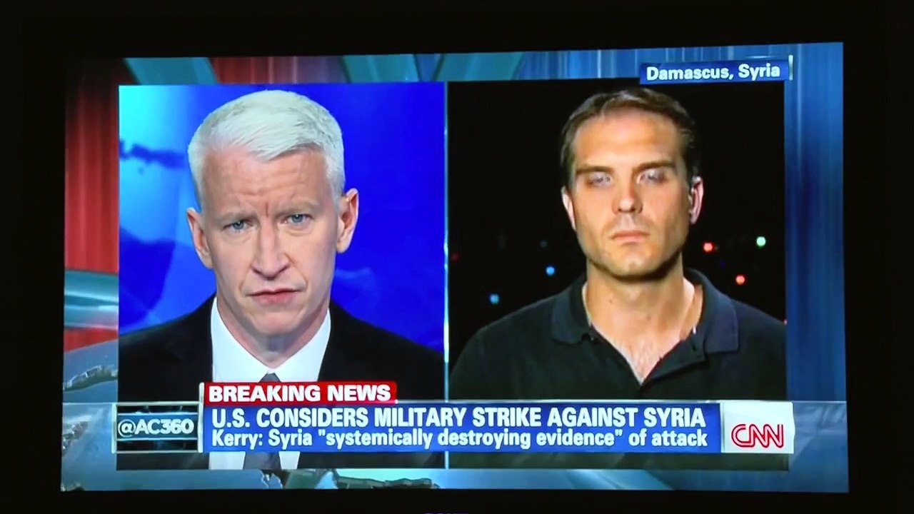 CNN Reporters Eyes Morph During Live Broadcast