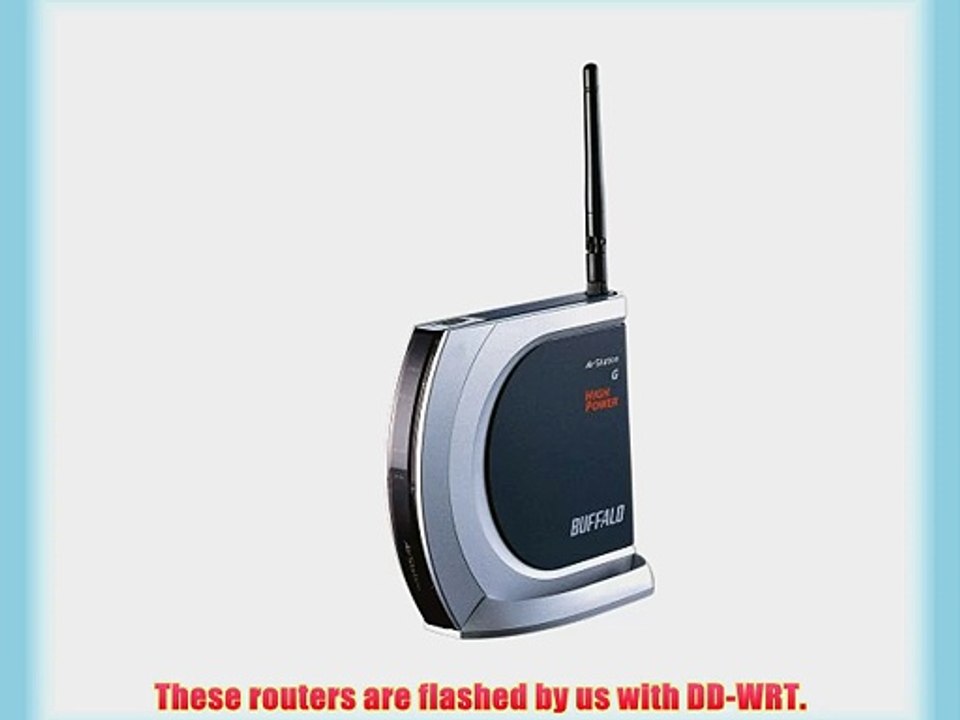 DD-WRT - BUFFALO WHR-HP-G54 Gigabit Router Repeater Bridge Access Point Amp WiFi WAN Wireless