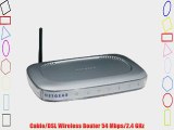 Cable/DSL Wireless Router 54 Mbps/2.4 GHz