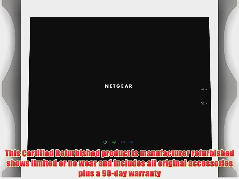Netgear AC1450-100NAR Dual Band Slim Gigabit Smart WiFi Router (Certified Refurbished)