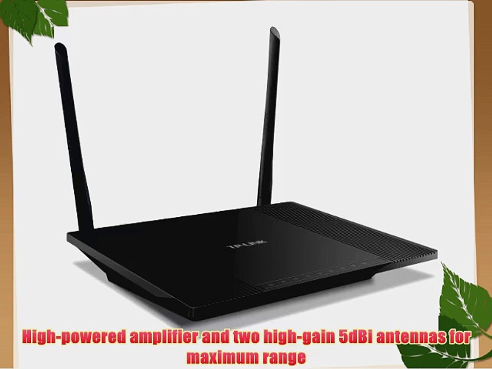 TP-LINK TL-WR841HP 300Mbps High Power Wireless N Router High Power Amplifier 5dBi Antennas