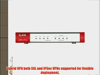 ZyXEL ZyWALL USG20 Internet Security Firewall with 4 Gigabit LAN/DMZ Ports 2 IPSec VPN SSL