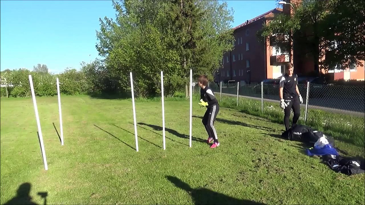 Goalkeeper training soccer,football BK Häcken,Goalkeepers Coach Peter Lenzi