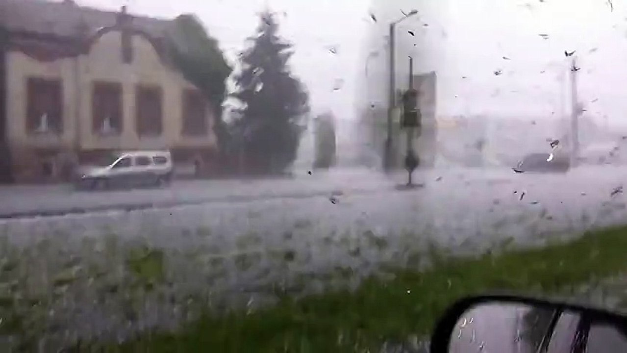 Tempête de grêle en Roumanie