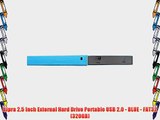 Bipra 2.5 Inch External Hard Drive Portable USB 2.0 - BLUE - FAT32 (320GB)