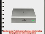 Rocstor Rocpro 900e 3TB eSATA/FW 800/USB3.0 Portable Desktop External Hard Drive for PC and