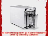 0GB Bare OWC Mercury Elite Pro Qx2 eSTATA/FireWire 800/USB 3.0 1U 4-Bay SATA Desktop RAID Solution