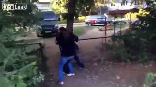 GIrl Beat Up Hes Boyfriend - Russia