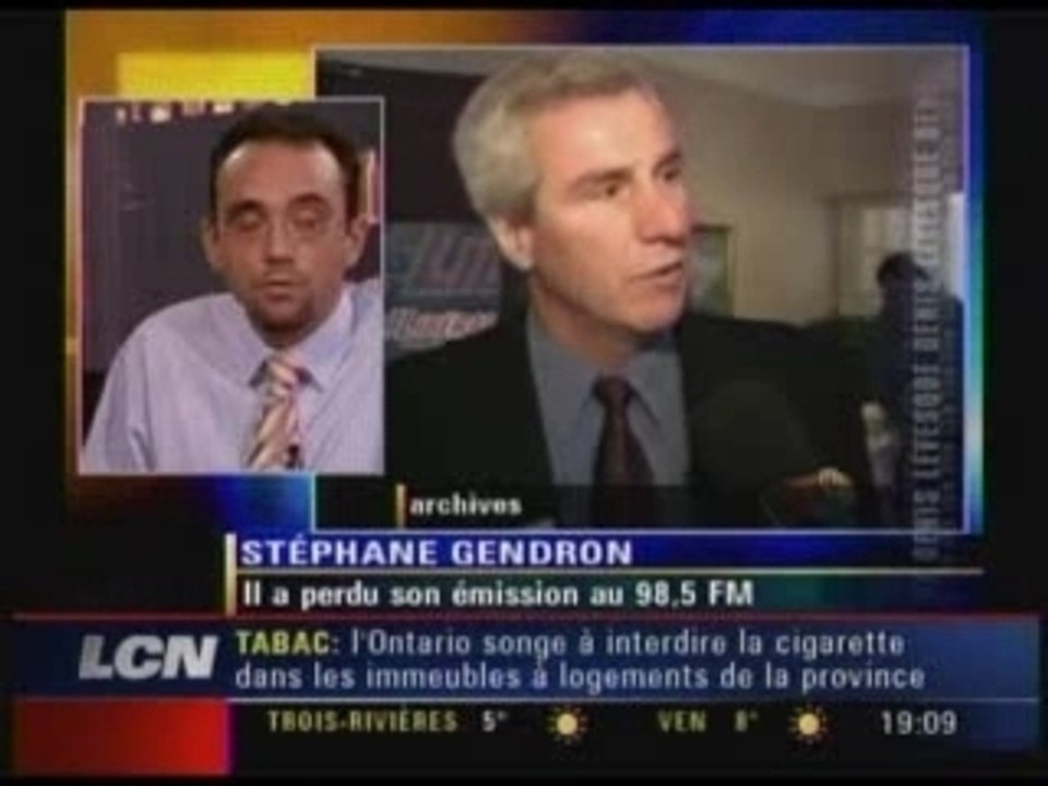 Denis Levesque Gendron Congediment FM985
