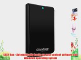 Clickfree Automatic Backup C6 500 GB USB 3.0 Portable External Hard Drive