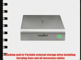 Rocstor Rocpro 900e 2TB eSATA/FW 800/USB3.0 Portable Desktop External Hard Drive for PC and