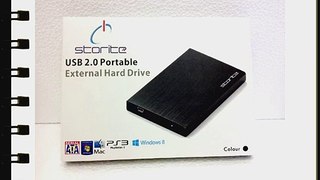 Storite 80gb 80 gb 2.5 inch USB 2.0 Mac Edition Portable External Hard Drive -Black