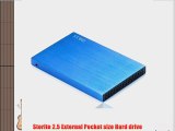 Storite 500gb 500 gb 2.5 inch USB 2.0 Mac Edition Portable External Hard Drive - Blue