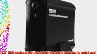 StarTech.com 3.5in Black eSATA USB 2.0 to IDE SATA External Hard Drive Enclosure