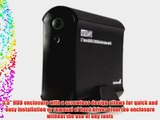 StarTech.com 3.5in Black eSATA USB 2.0 to IDE SATA External Hard Drive Enclosure