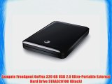 Seagate FreeAgent GoFlex 320 GB USB 2.0 Ultra-Portable External Hard Drive STAA320100 (Black)