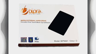 Bipra 160Gb 160 Gb External Usb 2.0 Hard Drive With One Touch Back Up Software - Silver - Ntfs