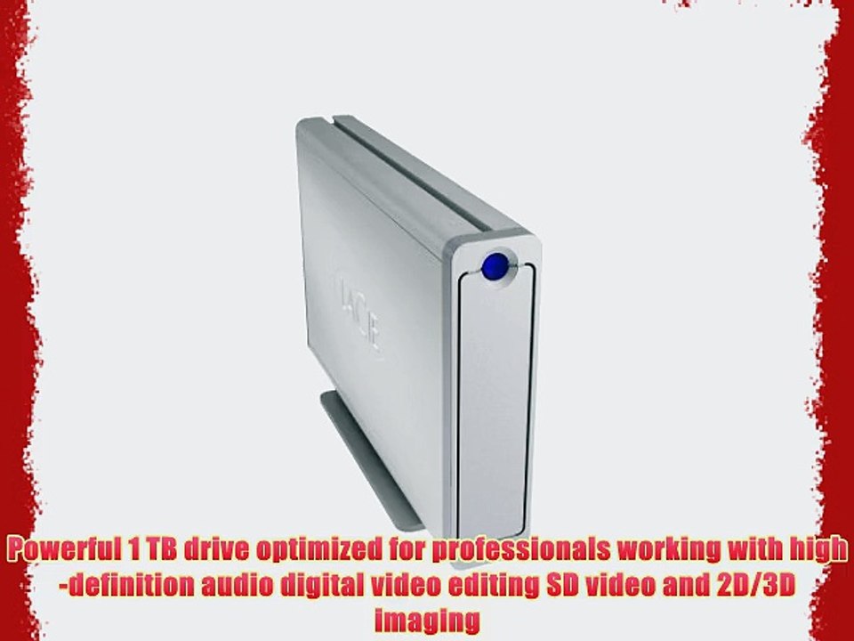 LaCie Big Disk Extreme  1 TB USB 2.0/FireWire 400/FireWire 800 Desktop External Hard Drive