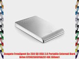 Seagate FreeAgent Go 250 GB USB 2.0 Portable External Hard Drive ST902503FGA2E1-RK (Silver)