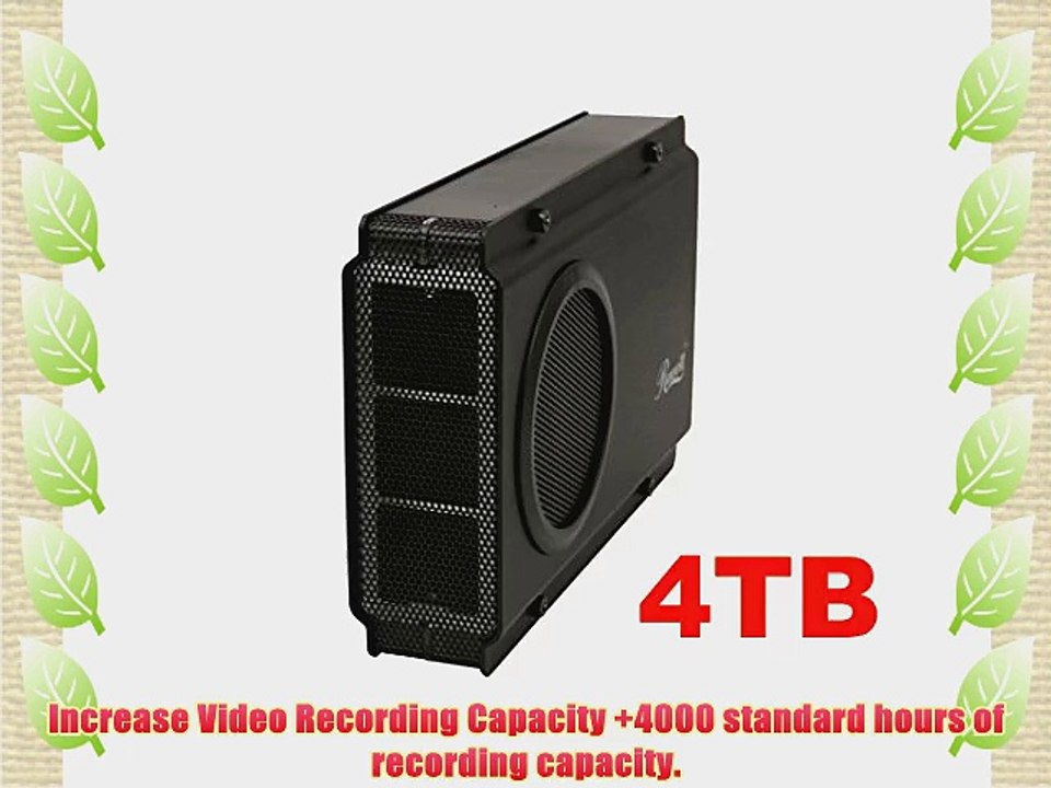 4TB External DVR Hard Drive Expander For DirecTV HR34 and HR44 Genie