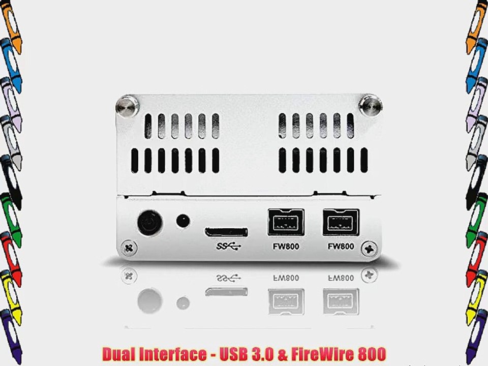 CalDigit VR mini 2 Portable RAID USB 3.0 and FireWire 800 (VRmini2-2000-US)