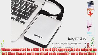 Eaget G30 1TB Ultra Fast USB 3.0 External Portable Hard Drive