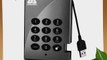 Apricorn Aegis Padlock 640 GB USB 2.0 128-bit Encrypted Portable USB External Hard Drive A25-PL128-640