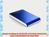 Seagate FreeAgent Go 320 GB USB 2.0 Portable External Hard Drive ST903203FBA2E1-RK (Royal Blue)