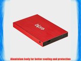 Bipra 250Gb 250 Gb 2.5 Inch External Hard Drive Portable Usb 2.0 - Red - Ntfs (250Gb)