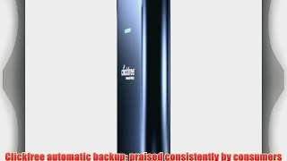 Clickfree Automatic Backup C2 500 GB USB 2.0 Portable External Hard Drive HD527B (Piano Black)