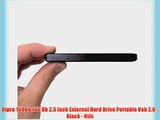Bipra 160Gb 160 Gb 2.5 Inch External Hard Drive Portable Usb 2.0 - Black - Ntfs