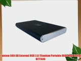 Fantom 500 GB External USB 2.0 Titanium Portable Mini Hard Drive MTT500