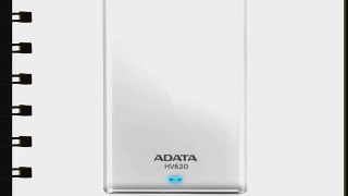 ADATA USA DashDrive HV620 500GB UBS 3.0 Portable External Hard Drive - White (AHV620-500GU3-CWH)
