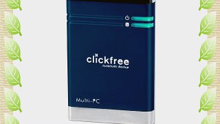 Clickfree Automatic Backup 320 GB USB 2.0 Portable External Hard Drive HD325 (Metallic Blue)