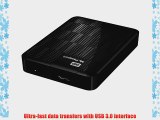 WD My Passport 2TB Portable External USB 3.0 Hard Drive Storage Black (WDBY8L0020BBK-NESN)