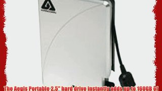 Apricorn Aegis 120 GB Portable USB 2.0 Hard Drive with Integrated Cable and Software