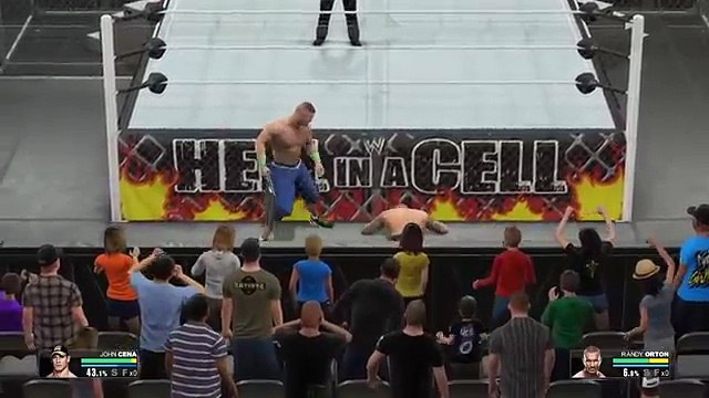 WWE - John Cena vs Randy Orton - Hell In A Cell - PS4 Gameplay - 2015